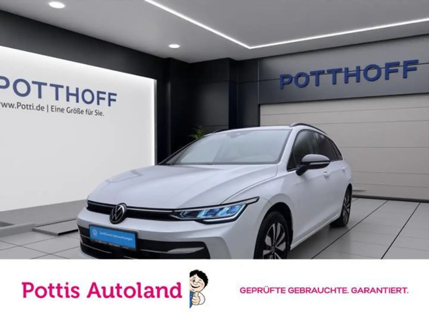 Volkswagen Golf Variant 1.5 eTSI DSG GOAL AHK NAVI KAMERA L Weiß - 1