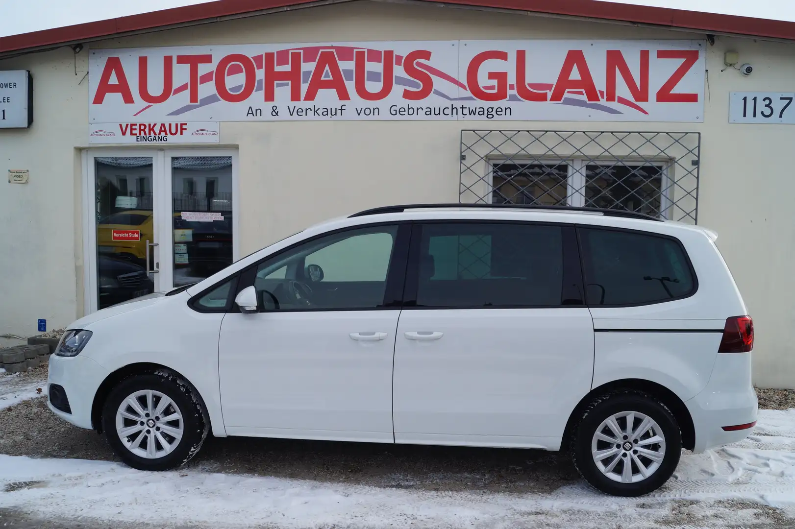 SEAT Alhambra 2,0 TDI DSG Style 2.Hand*7 Sitze Weiß - 2