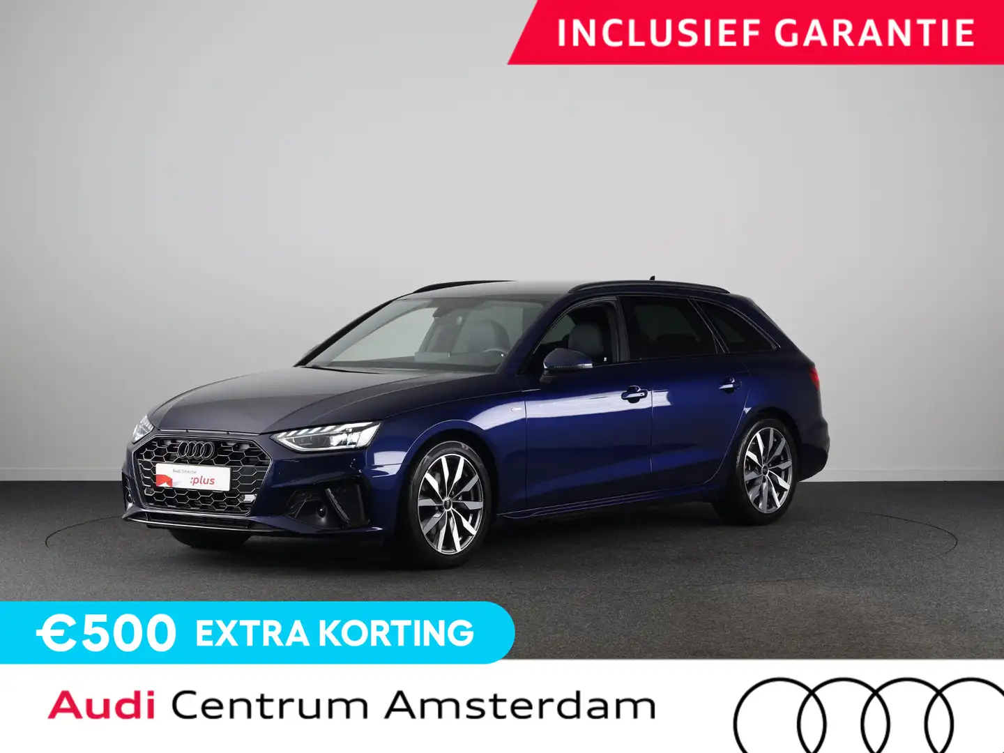 Audi A4 Avant 35 TFSI S edition Competition 150 pk S-troni Bleu - 1