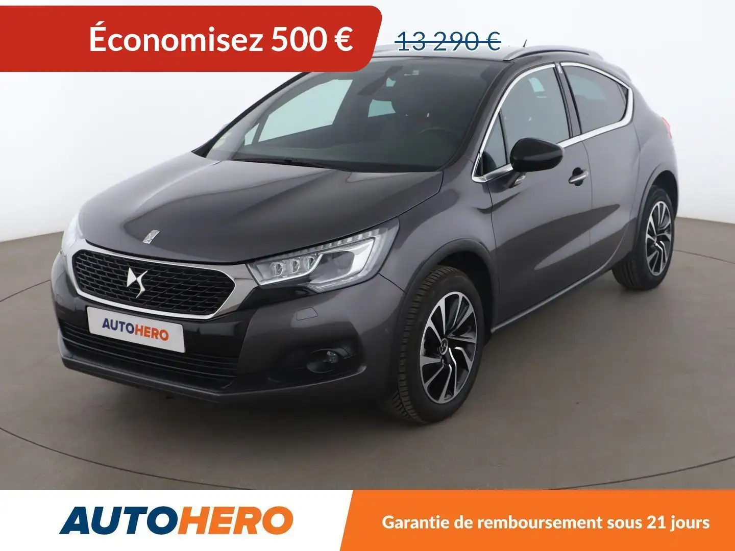 DS Automobiles DS 4 Crossback 1.6 Blue-HDi Connected Chic BV6 Szürke - 1