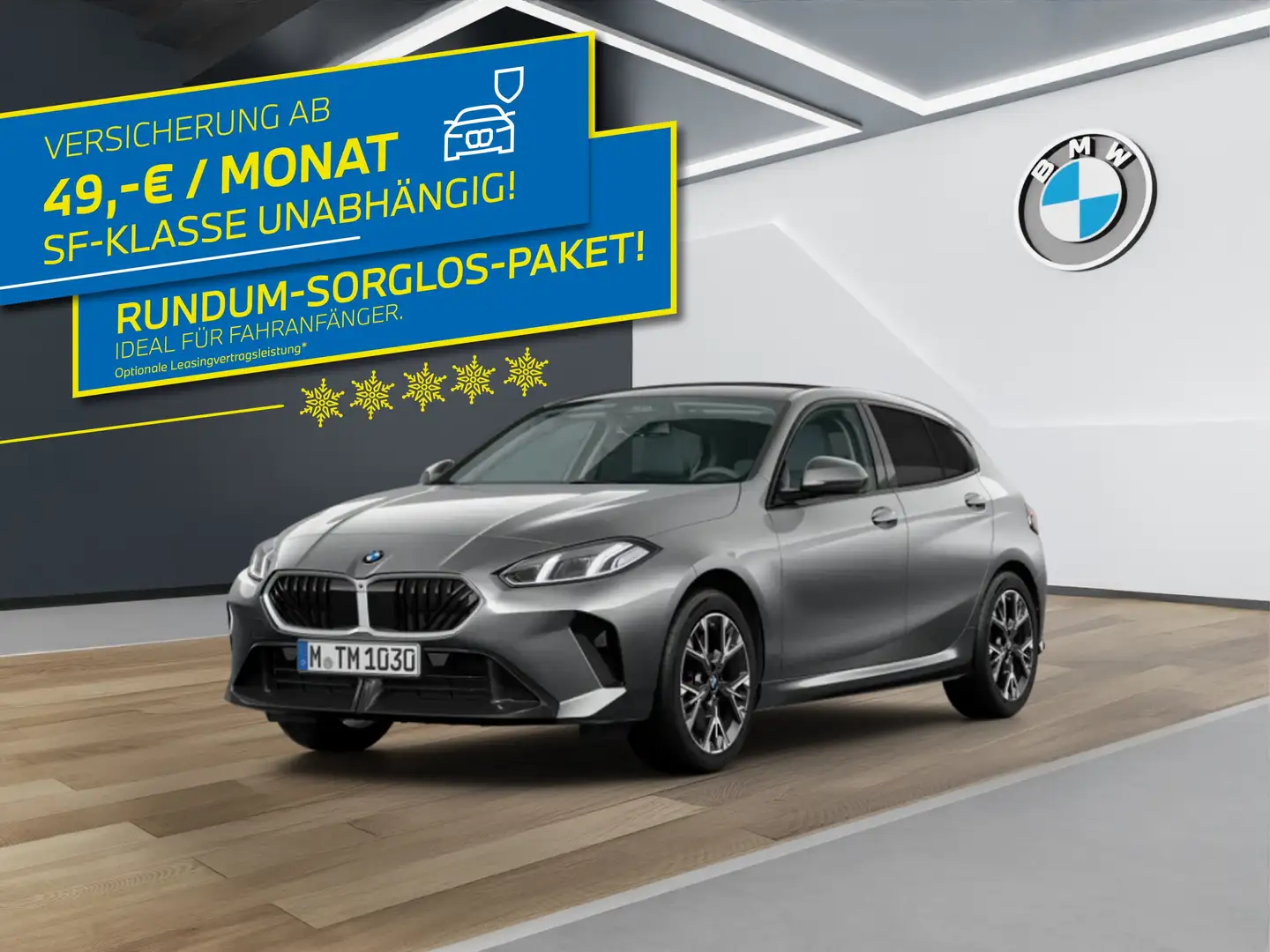 BMW 120 [M Sport, Navi, 18" LMR, RFK, SHZ, LED] Grau - 1