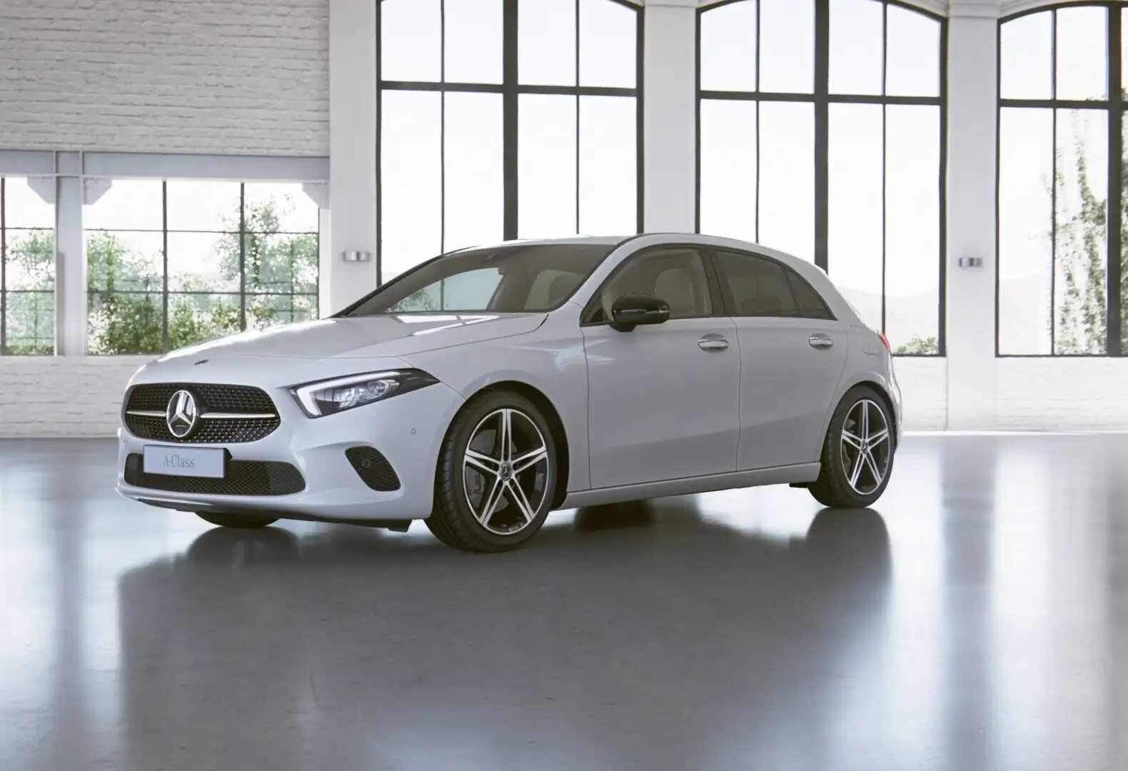 Mercedes-Benz A 250 Kompaktlimousine PTS Navi Wide Cam LED SHZ Weiß - 2