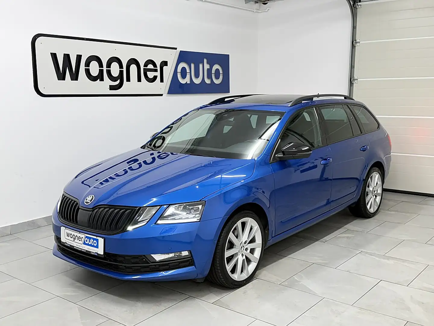 Skoda Octavia Combi 2,0 TDI Style Limited DSG. LED/ACC/Navi/P... Blau - 2