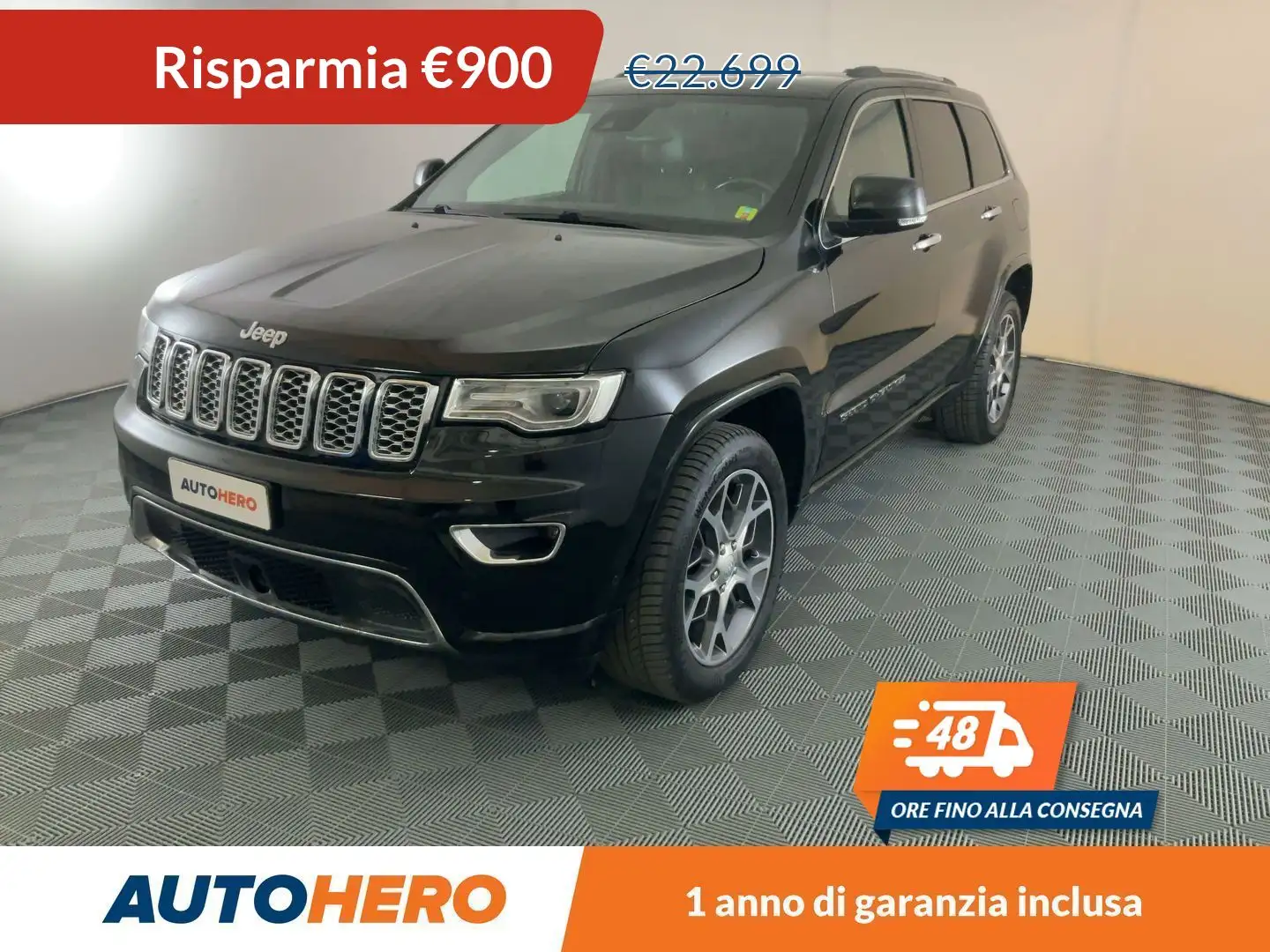 Jeep Grand Cherokee 3.0 CRD Overland 250 CV crna - 1
