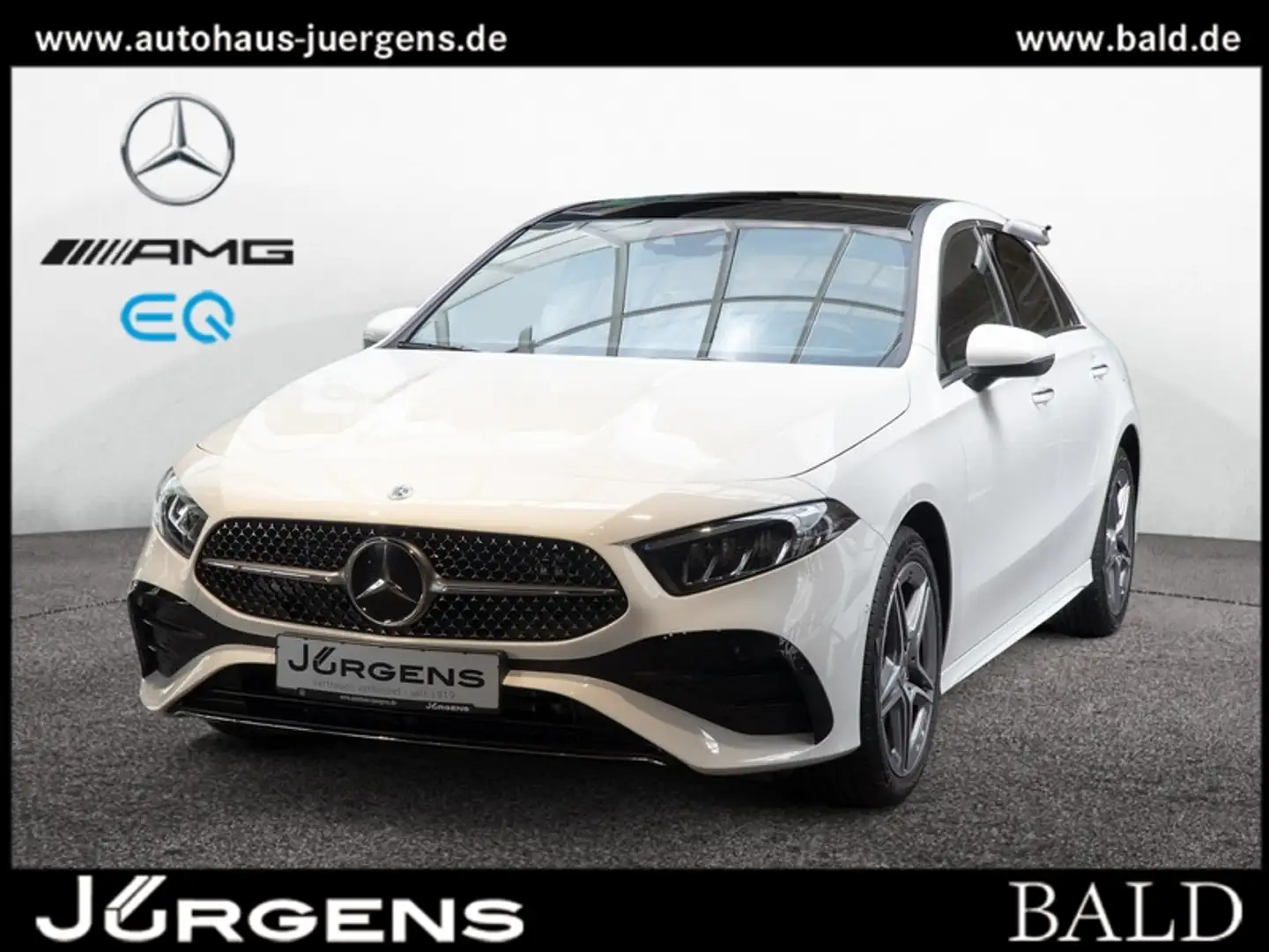 Mercedes-Benz A 250 e Limo AMG-Sport/Pano/Distr/Cam/Keyl/Ambi Weiß - 1