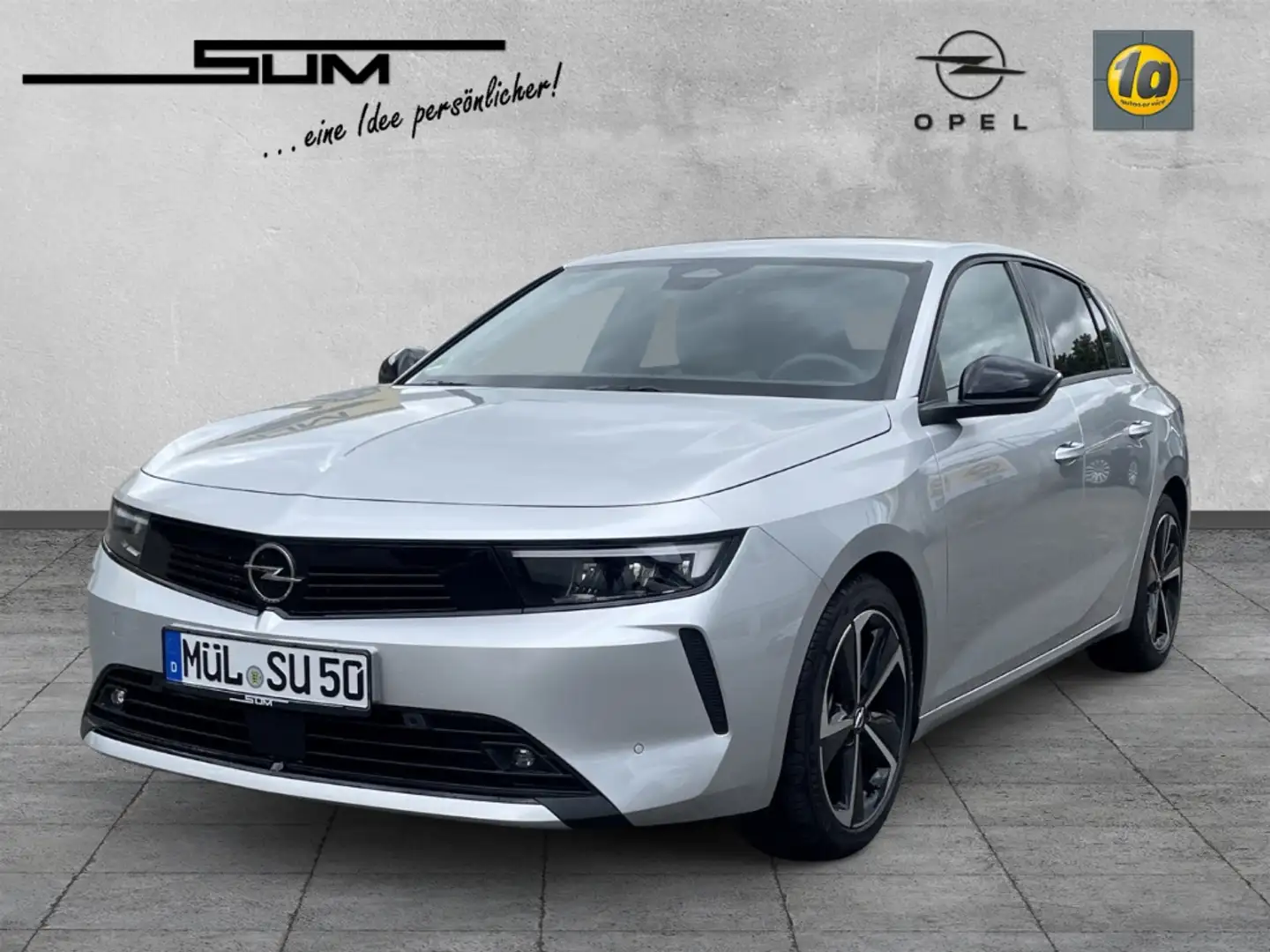 Opel Astra L Elegance EU6e 5türig Elegance, 1.2 Turbo mit 81 Plateado - 1