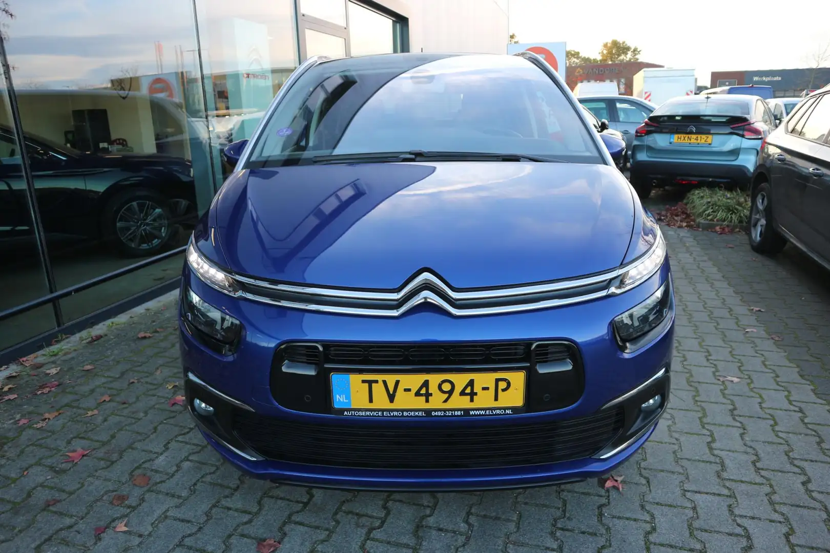 Citroen Grand C4 Picasso 1.2 PureTech Feel 7 PERSOONS NAVI CAMERA PDC V+A K Blauw - 2