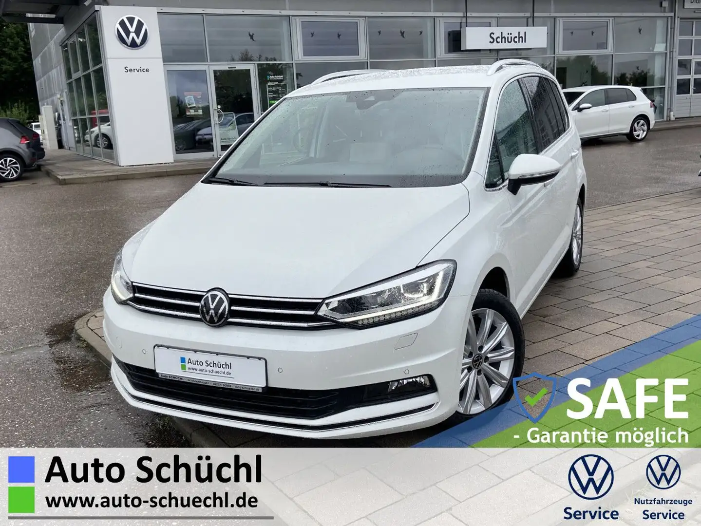 Volkswagen Touran 2.0 TDI DSG Highline 7-SITZER+NAVI+LED+AH Weiß - 1