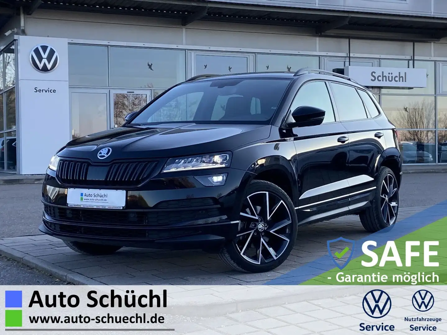 Skoda Karoq 2.0 TDI DSG 4x4 SPORTLINE 19"+EL.HECK+NAVI Schwarz - 1