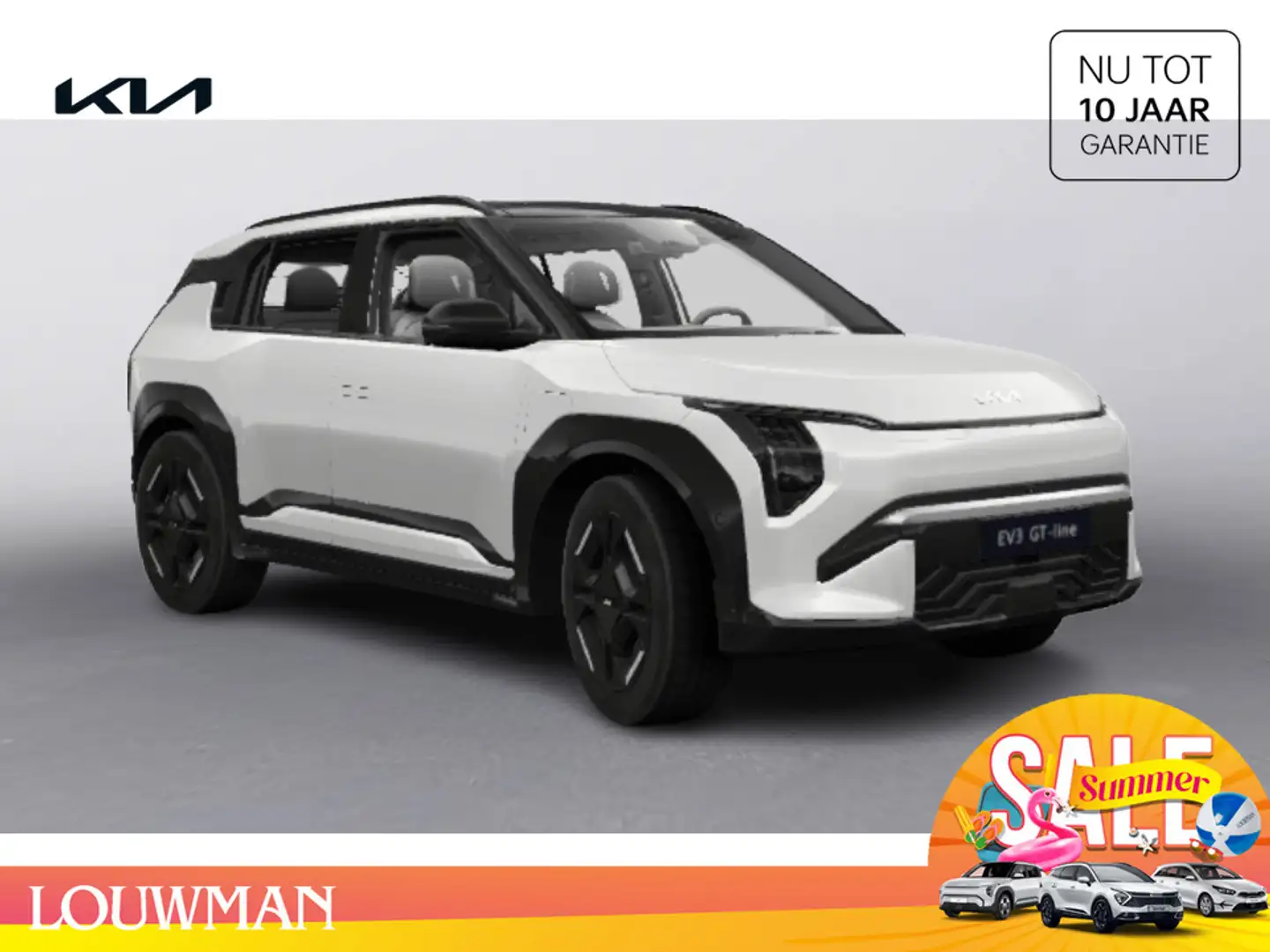 Kia EV3 GT-Line 81.4 kWh Elektrisch FWD Crossover Snow Whi Wit - 1