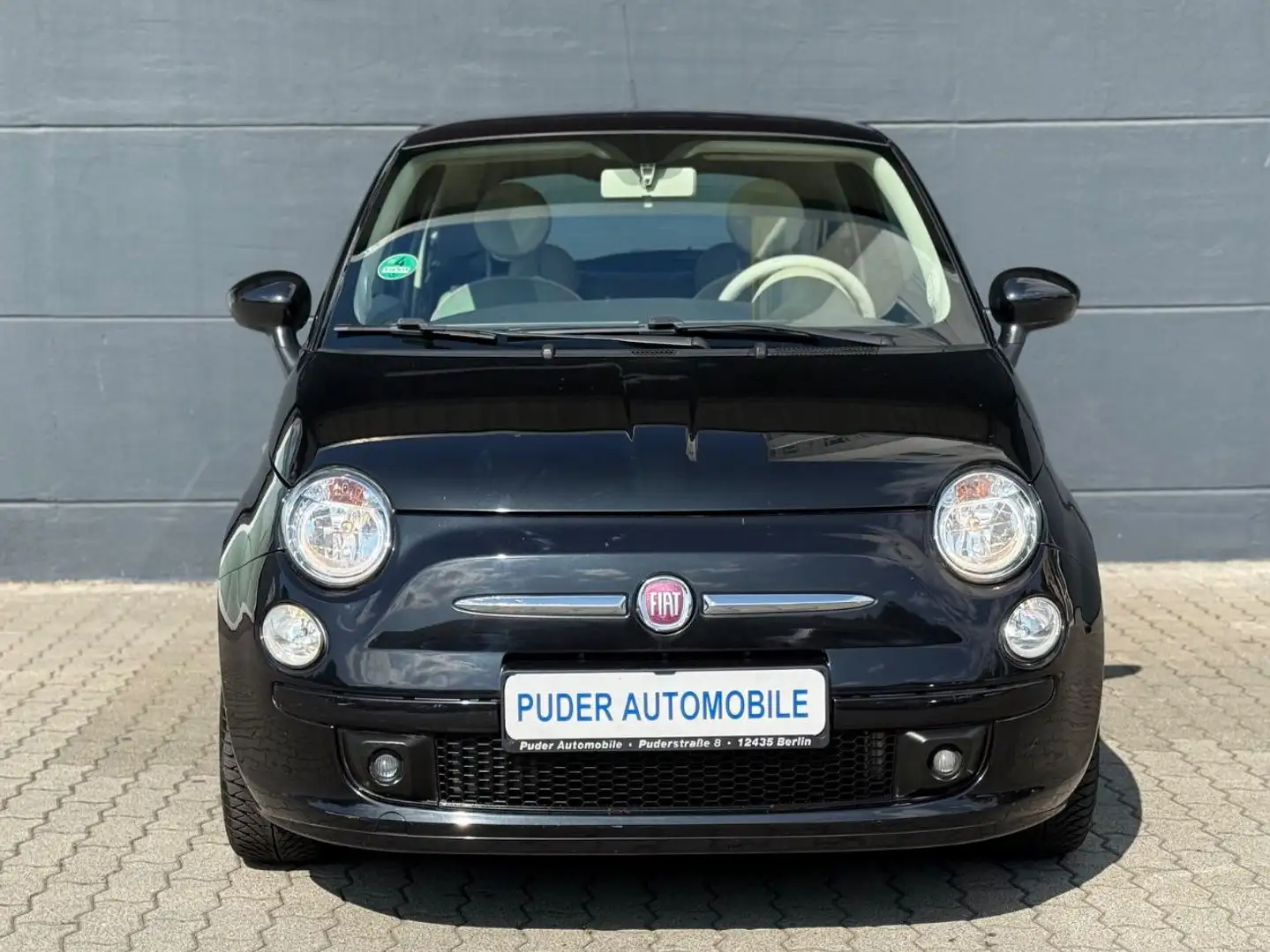 Fiat 500 1.2 Lounge 69PS Klima Panorama Chrom 45TKM Schwarz - 2