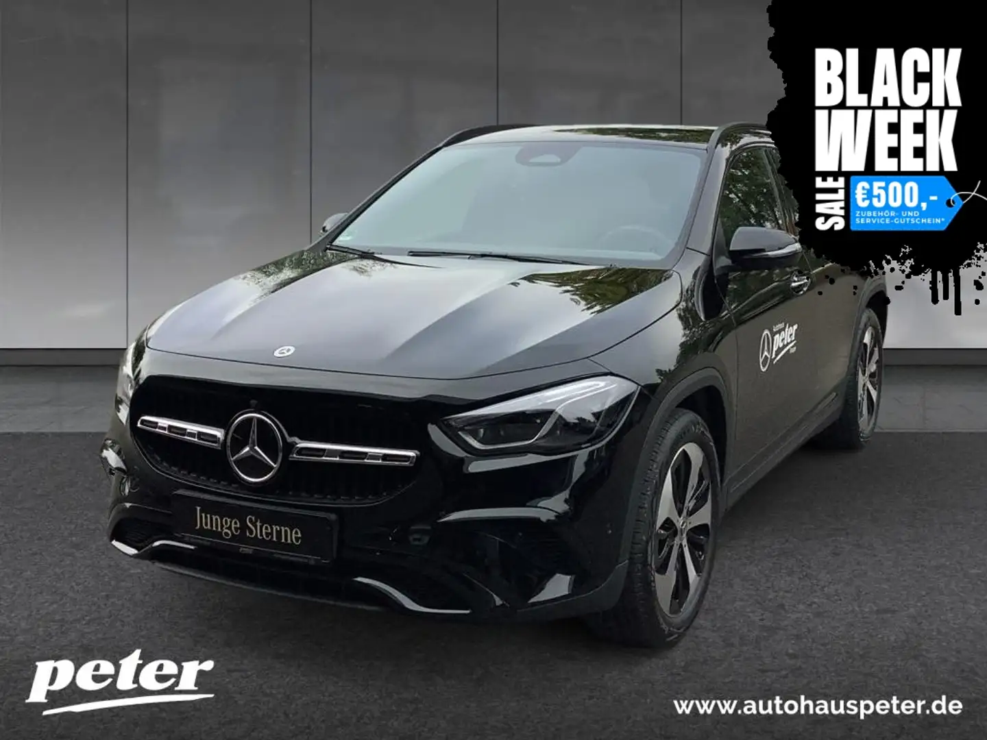 Mercedes-Benz GLA 220 4MATIC ILS+MBUX+MBeam+Night+Ambiente+LED Zwart - 1