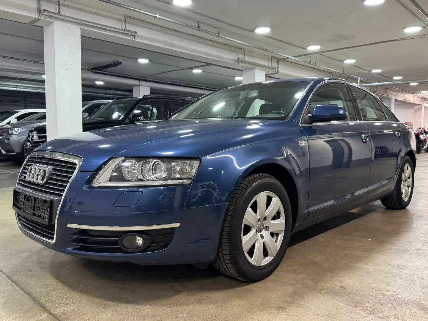 Audi A6 3.0 TDI quattro Klima~Tempomat~Leder~Navigat. Blau - 1