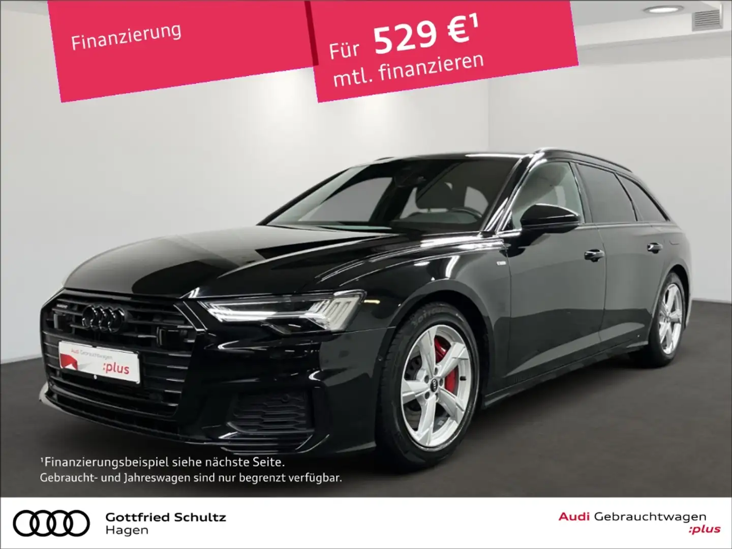 Audi A6 Avant 55 TFSIe qu. S-tronic MATRIX NAV AHK B&O Noir - 1