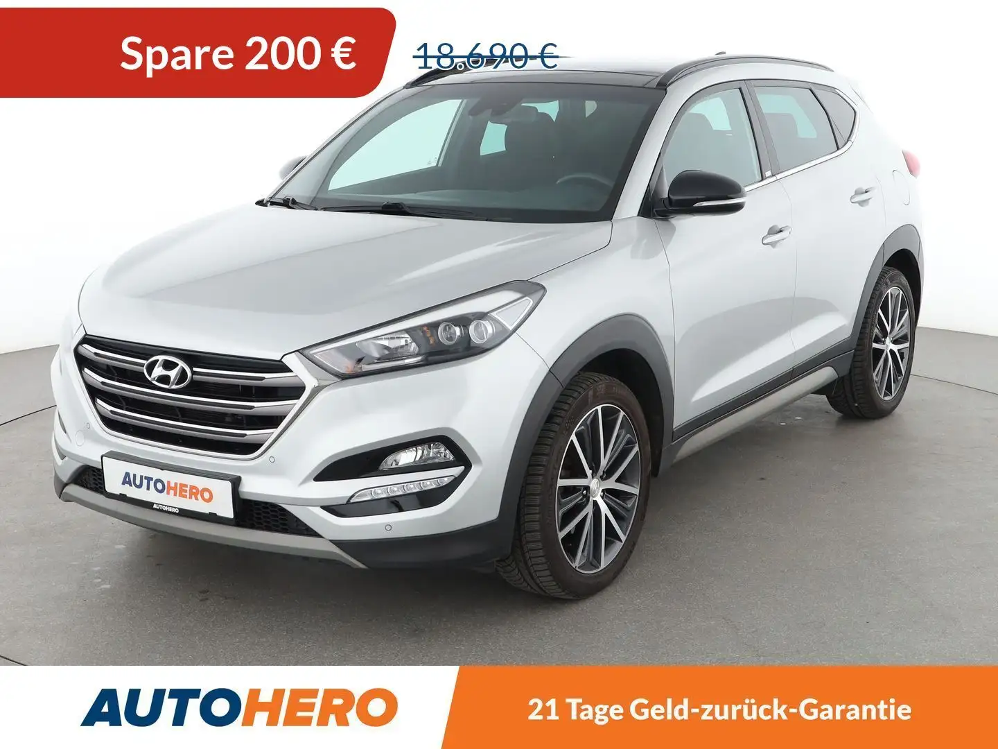 Hyundai TUCSON 1.6 TGDI Passion + 2WD*LED*NAVI*TEMPO*CAM*PDC*SHZ* Argintiu - 1