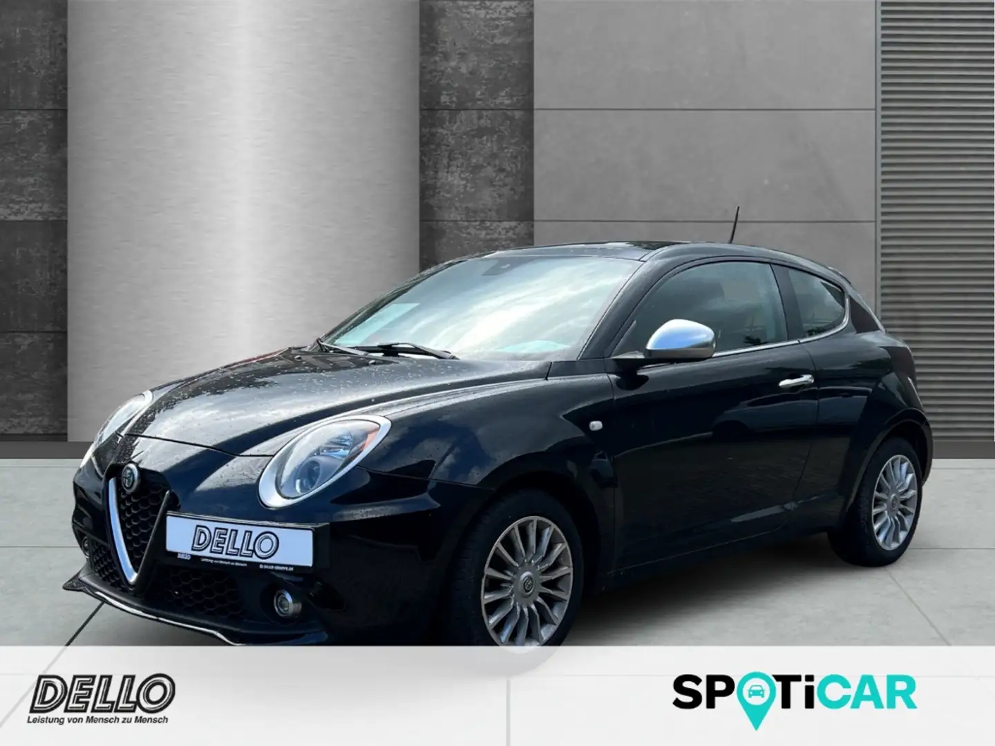 Alfa Romeo MiTo Super,Sonnendach,Ganzjahresreifen,Parksensoren hin Schwarz - 1