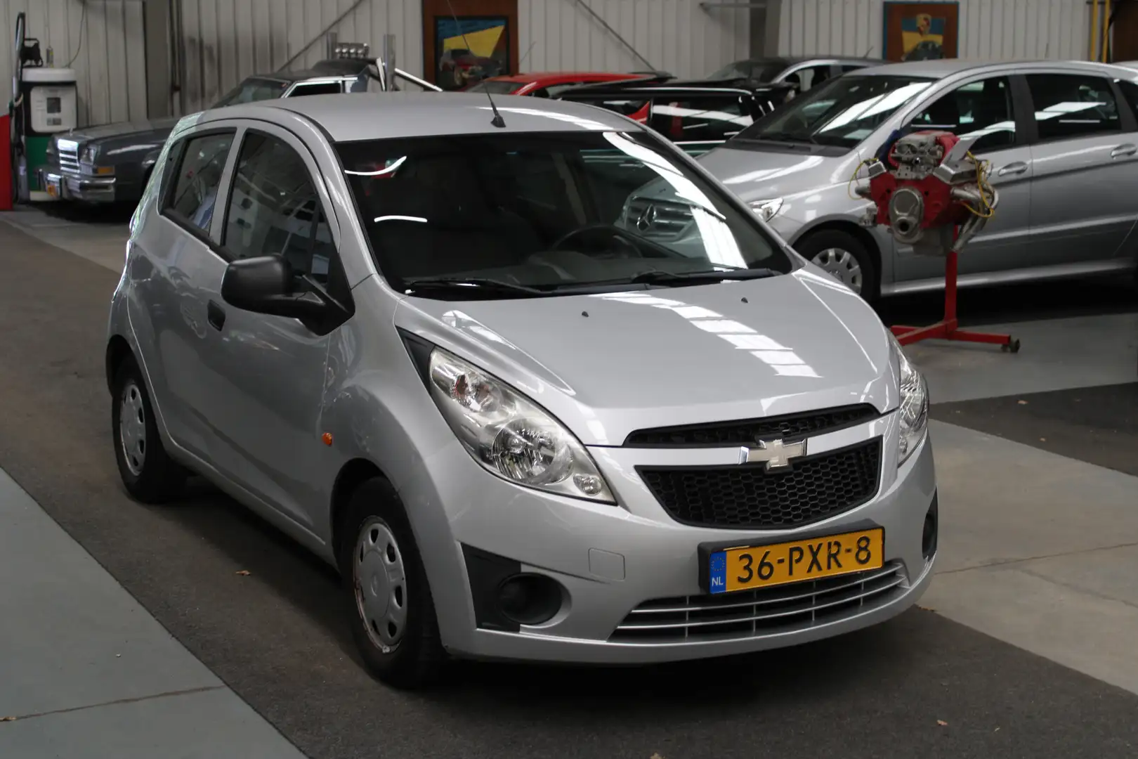 Chevrolet Spark 1.0 16V LS Airco, Isofix, NAP Szary - 2
