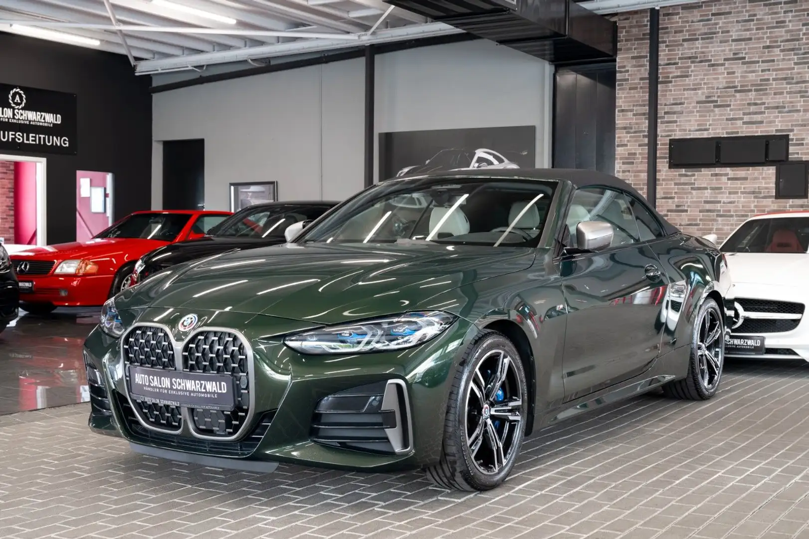 BMW M440i Cabrio|HEAD-UP|MEMORY|LEDER|ACC|HI-FI|NAVI Vert - 2