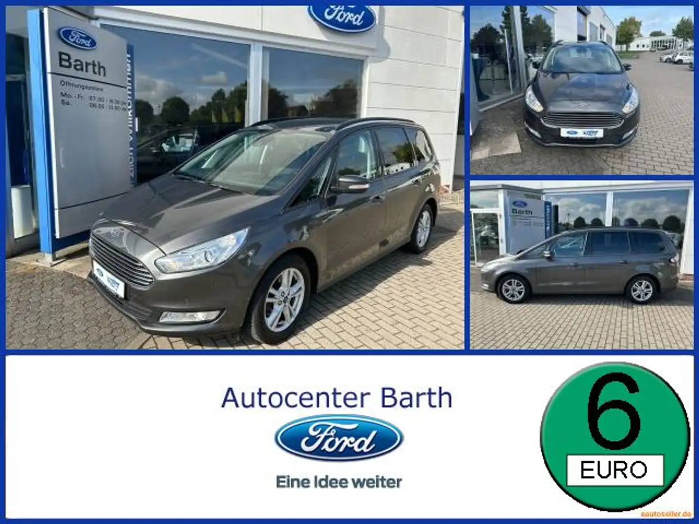 Ford Galaxy 1.5 EcoBoost Business 2xKlima Kamera Grigio - 1