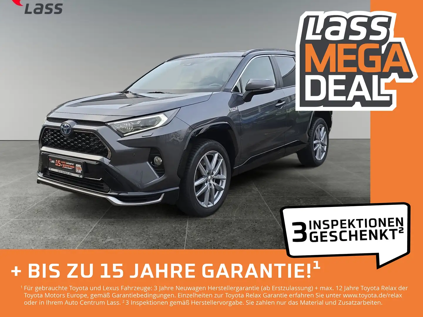 Toyota RAV 4 RAV4 2.5 Plug-In Hybrid +Technik-Paket+AHK+ Grau - 1
