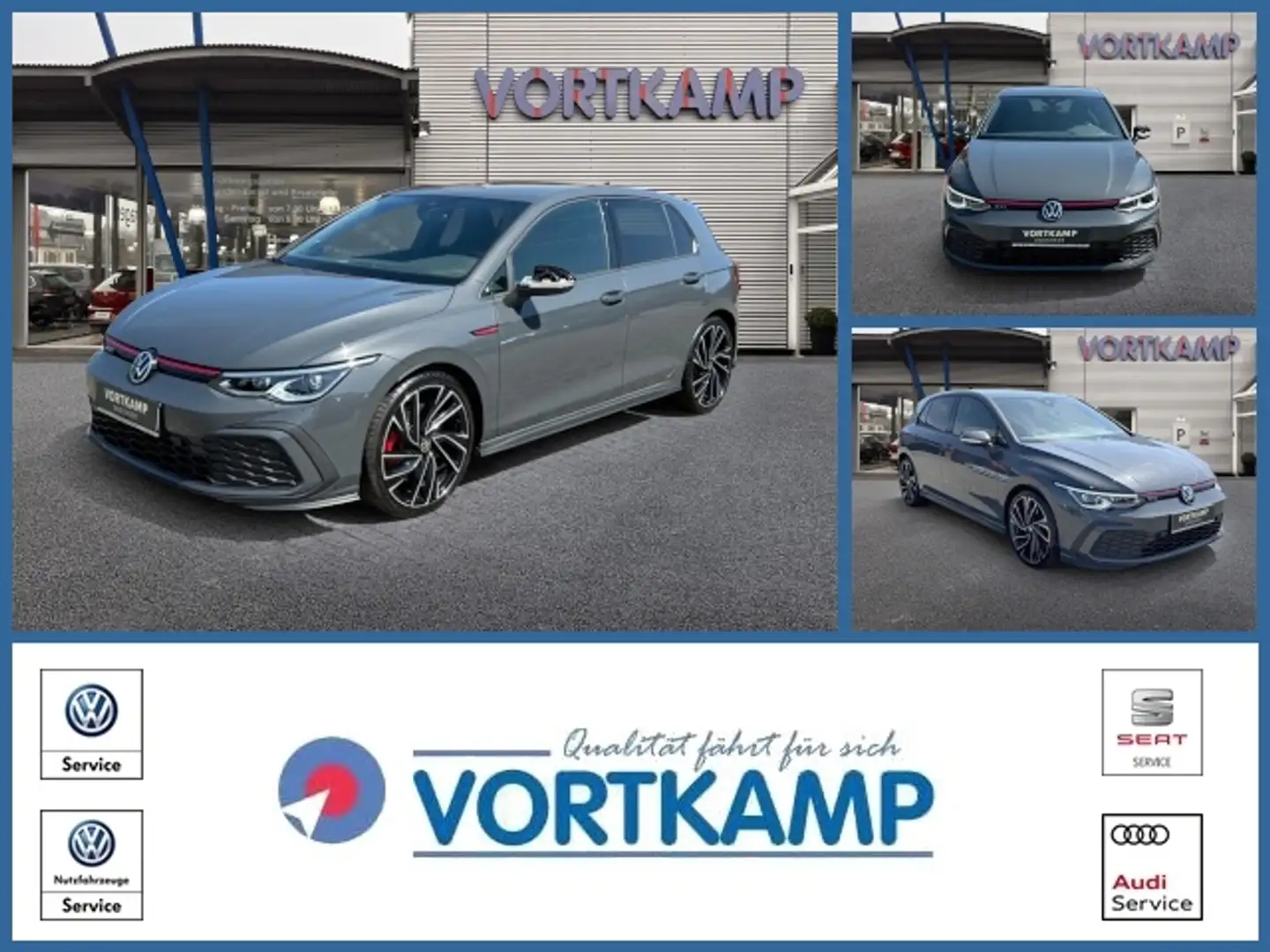 Volkswagen Golf VIII GTI DSG StHzg/HarmanKardon/ACC Grau - 1