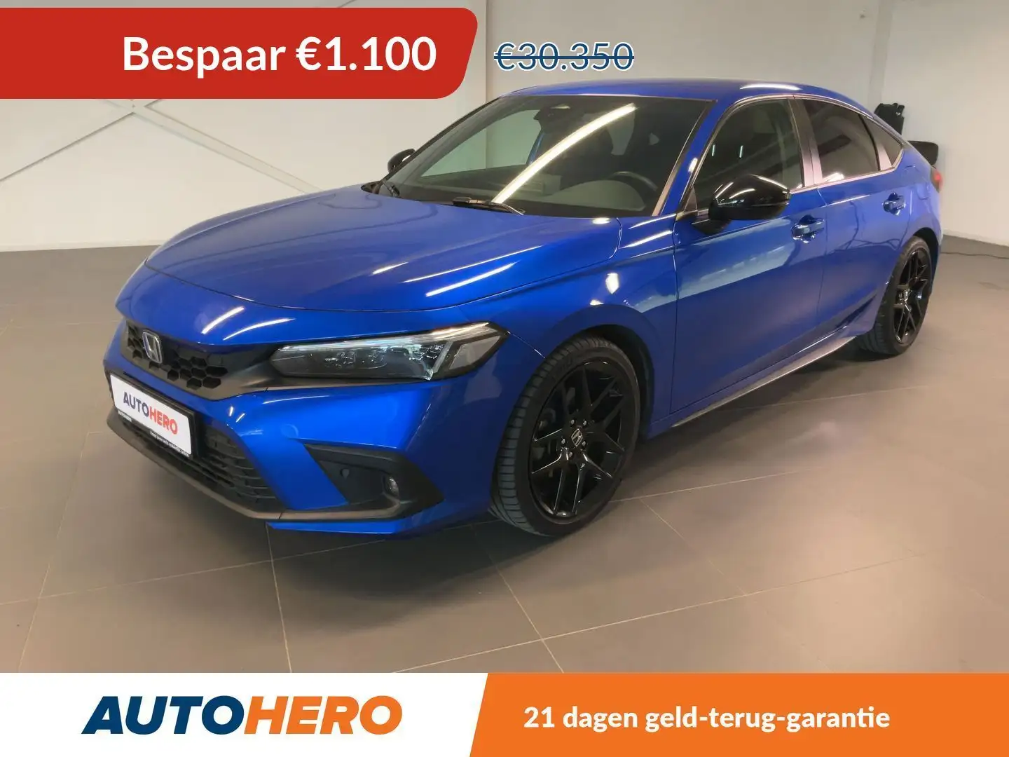 Honda Civic 2.0 e:HEV Sport Blauw - 1