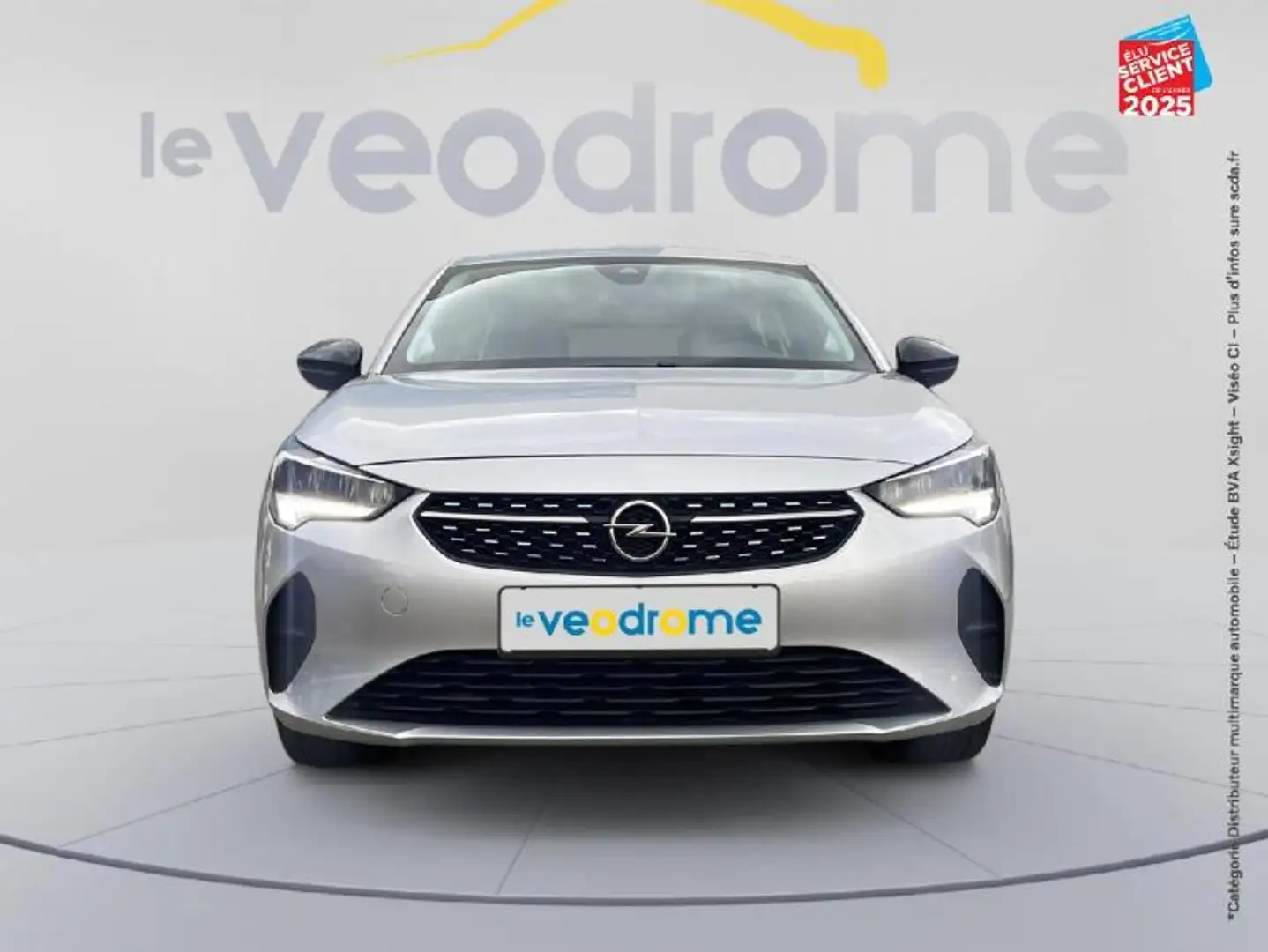Opel Corsa-e 1.2 75ch Elegance Business GPS Carplay Gris - 2