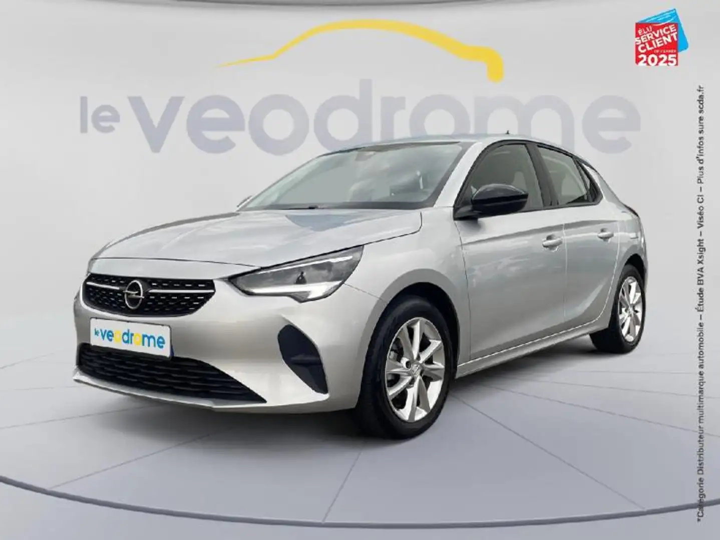 Opel Corsa-e 1.2 75ch Elegance Business GPS Carplay Gris - 1