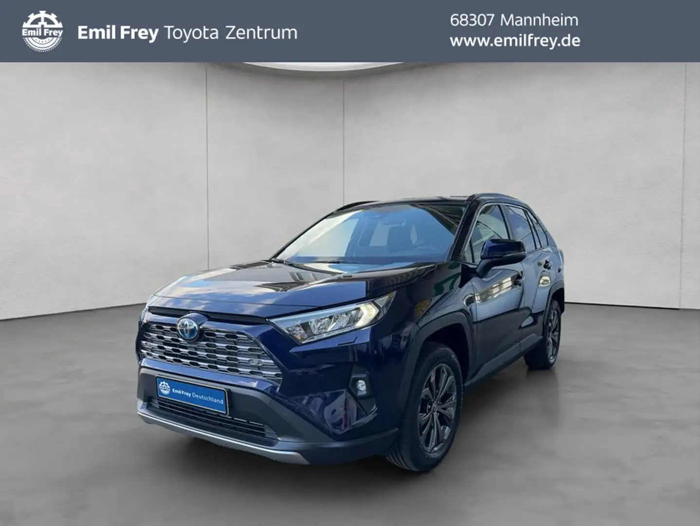 Toyota RAV4 - 2,5 L HYBRID 4X2 TEAMP. AHK Bleu - 1