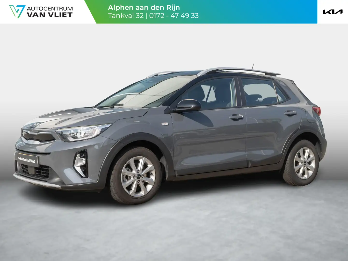 Kia Stonic 1.0 T-GDi MHEV DynamicLine | Airco | Apple/ androi Gris - 1