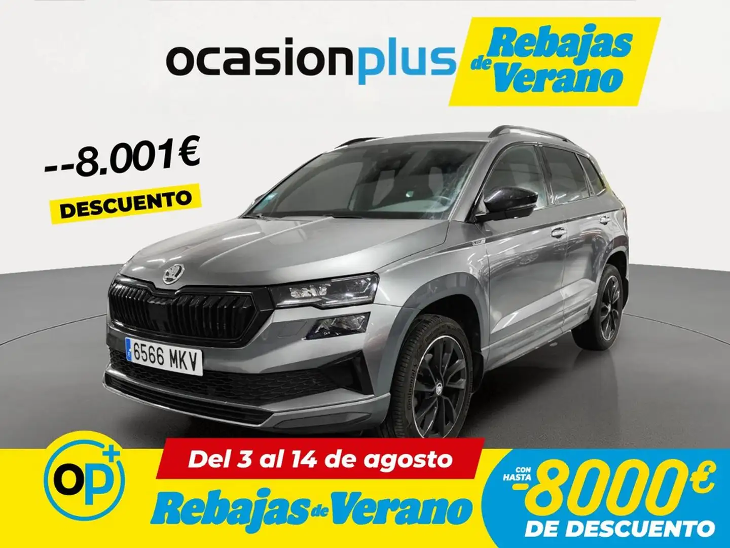 Skoda Karoq 1.5 TSI Sportline ACT DSG 110KW Gris - 1
