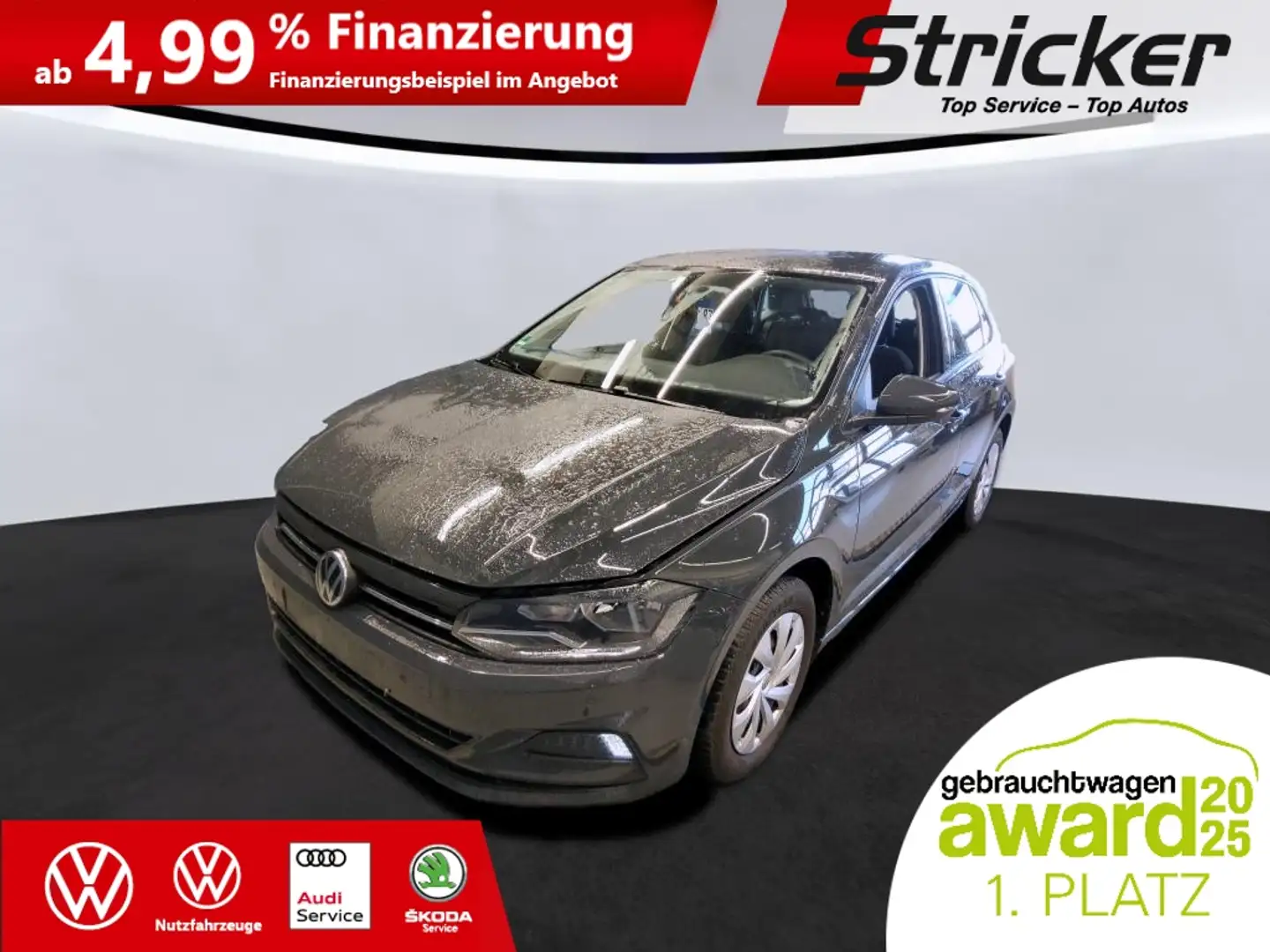 Volkswagen Polo Comfortline 1.0TSI DSG 190,-ohne Anzahlung Navi E Gris - 1