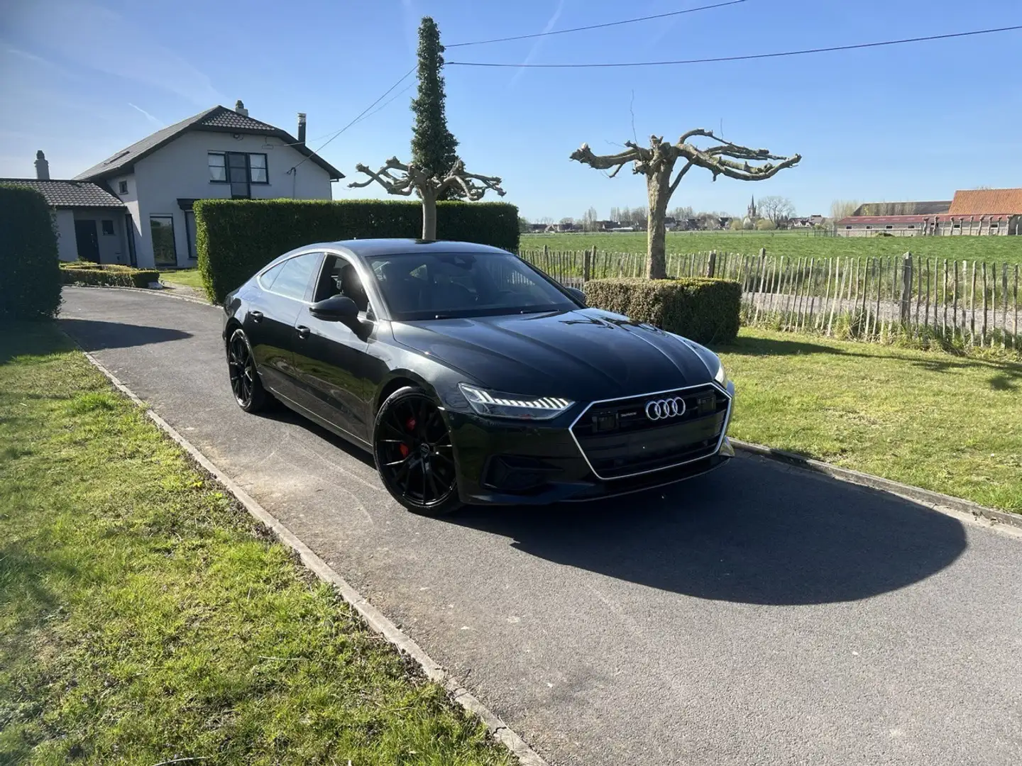 Audi A7 hybride!FULL FULL OPTION!VASTE PRIJS 0477048163 Grijs - 1