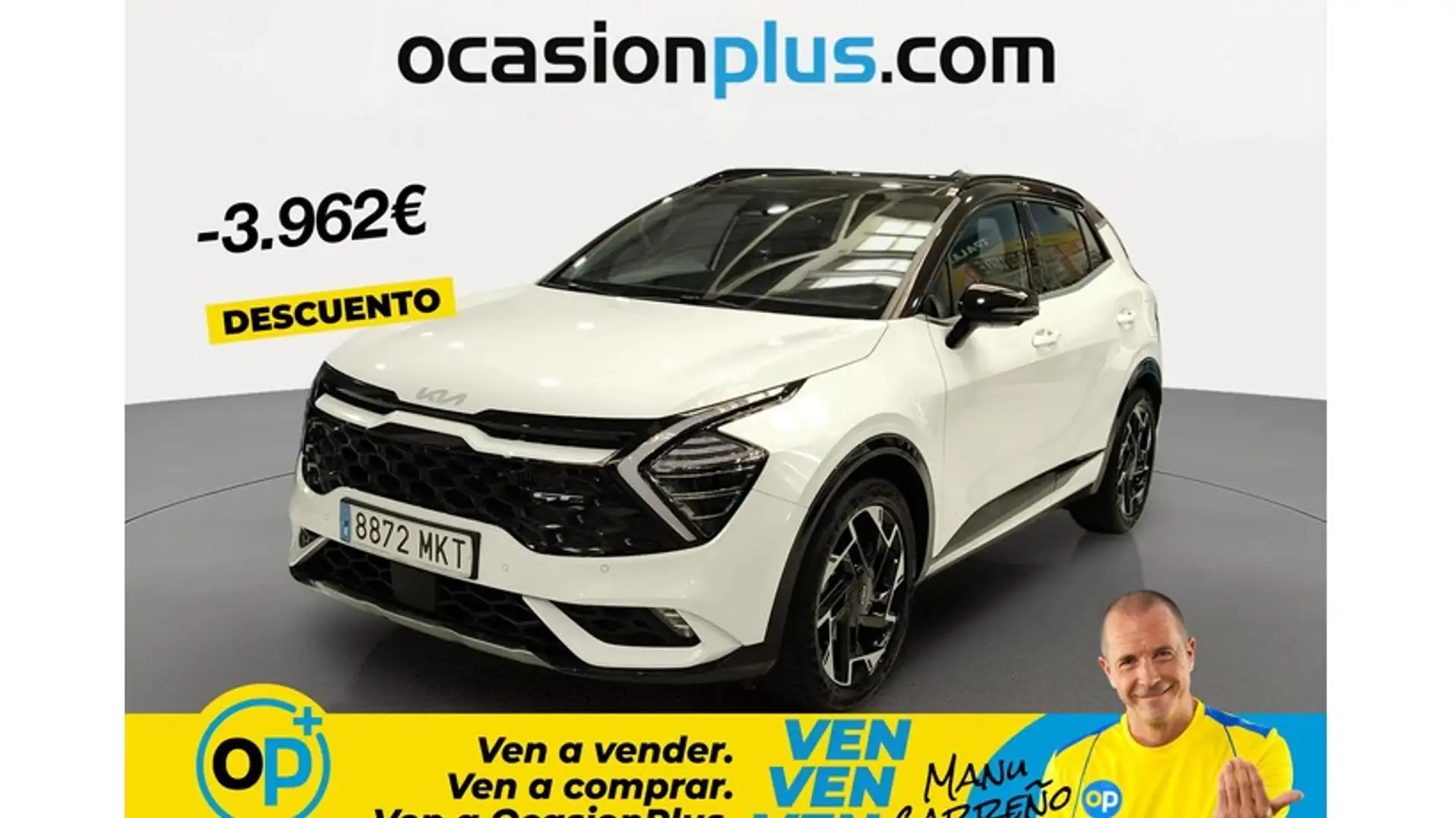 Kia Sportage 1.6 T-GDi MHEV GT-line DCT 150 Blanco - 1