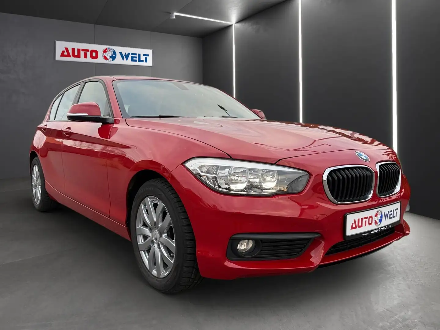 BMW 116 d Klimaaut. Tempomat Sitzheizung PDC USB AUX Rot - 2