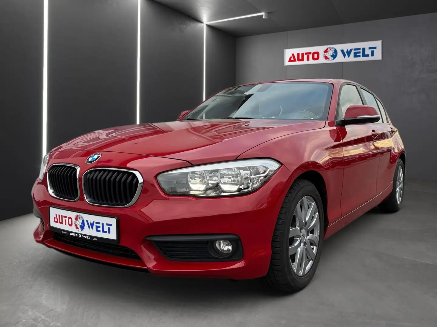 BMW 116 d Klimaaut. Tempomat Sitzheizung PDC USB AUX Rot - 1