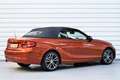 BMW 218 i Cabrio Sport Line+42.400KM+SHZ+LED+PDC Pomarańczowy - thumbnail 4