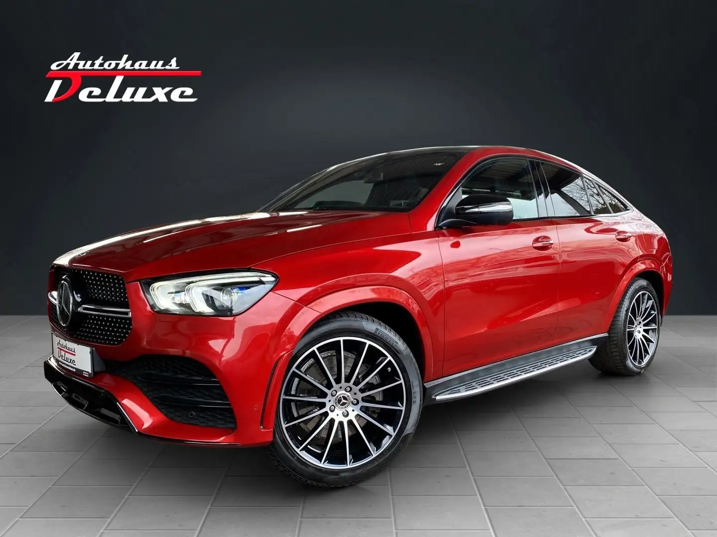 Mercedes-Benz GLE 350 e 4M COUPE AMG-LINE 360°KAMERA-PANO-AHK Rot - 1