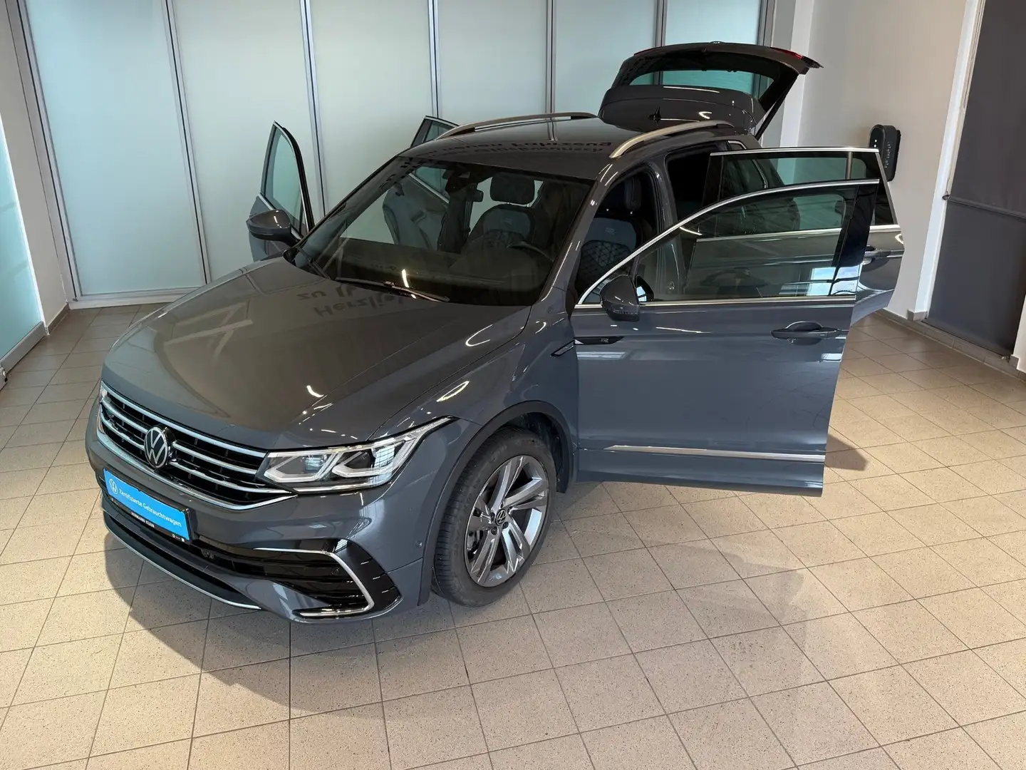Volkswagen Tiguan 2.0 TSI R-Line 4Motion AHK, Alarmanlage, LED-Matri Gris - 2