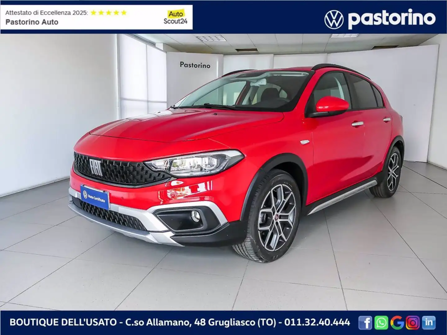 Fiat Tipo 1.6 CROSS 130CV Rojo - 1