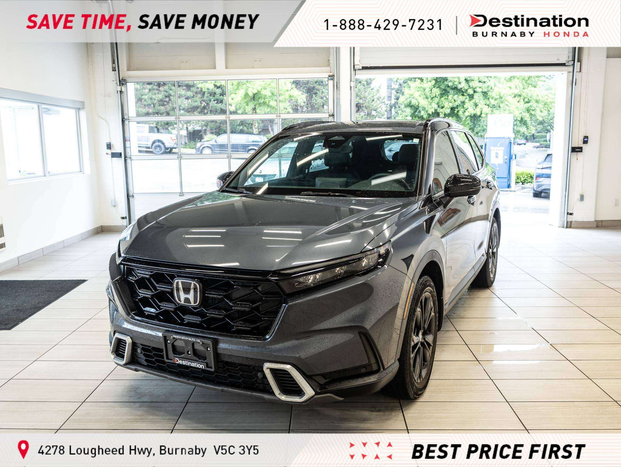 Gray (METEOROID GREY METALLIC) 2024 Honda CR-V Hybrid SUV / Crossover Automatic