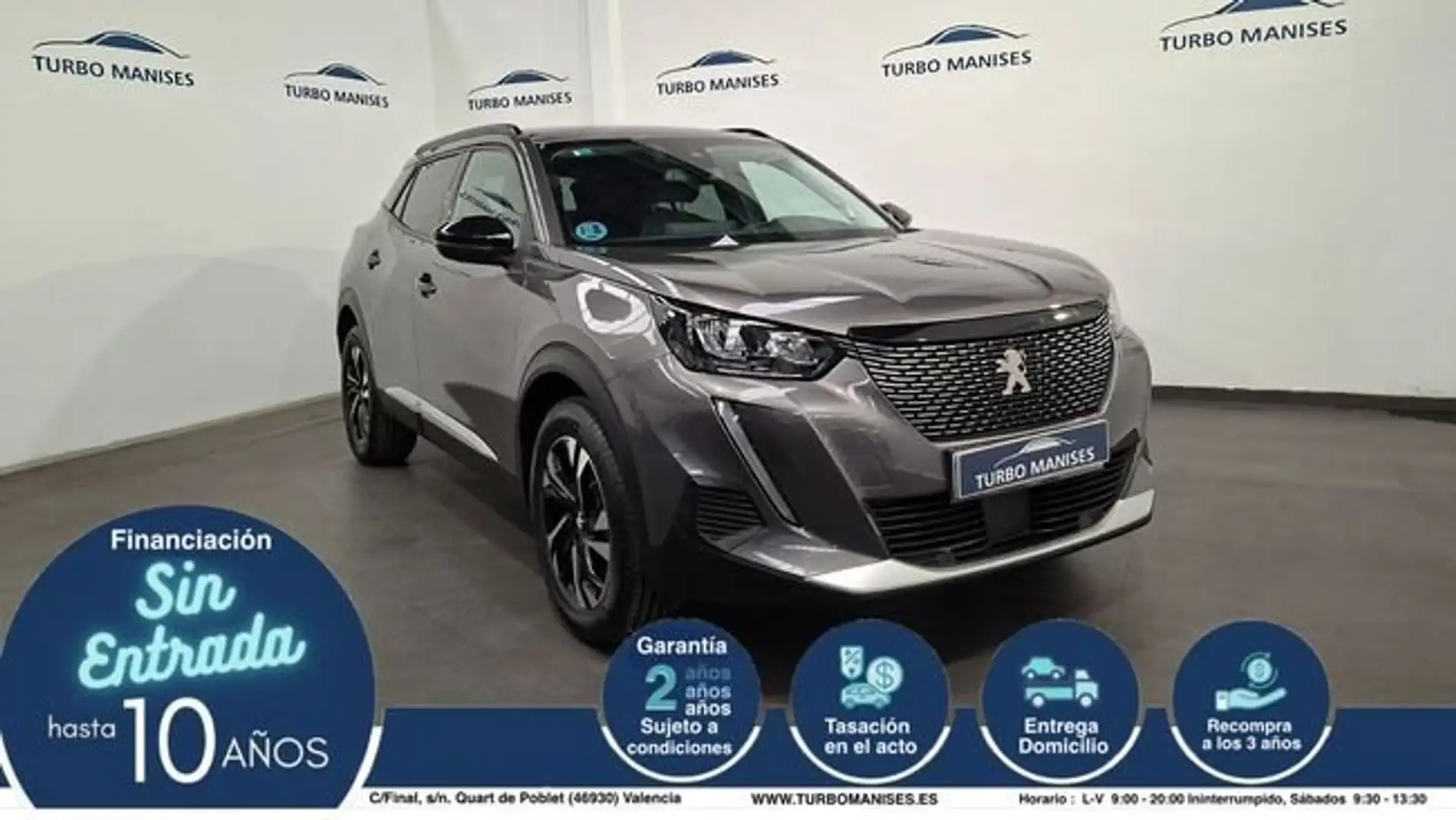 Peugeot 2008 1.2 PureTech S&S Allure EAT8 130 Gris - 1