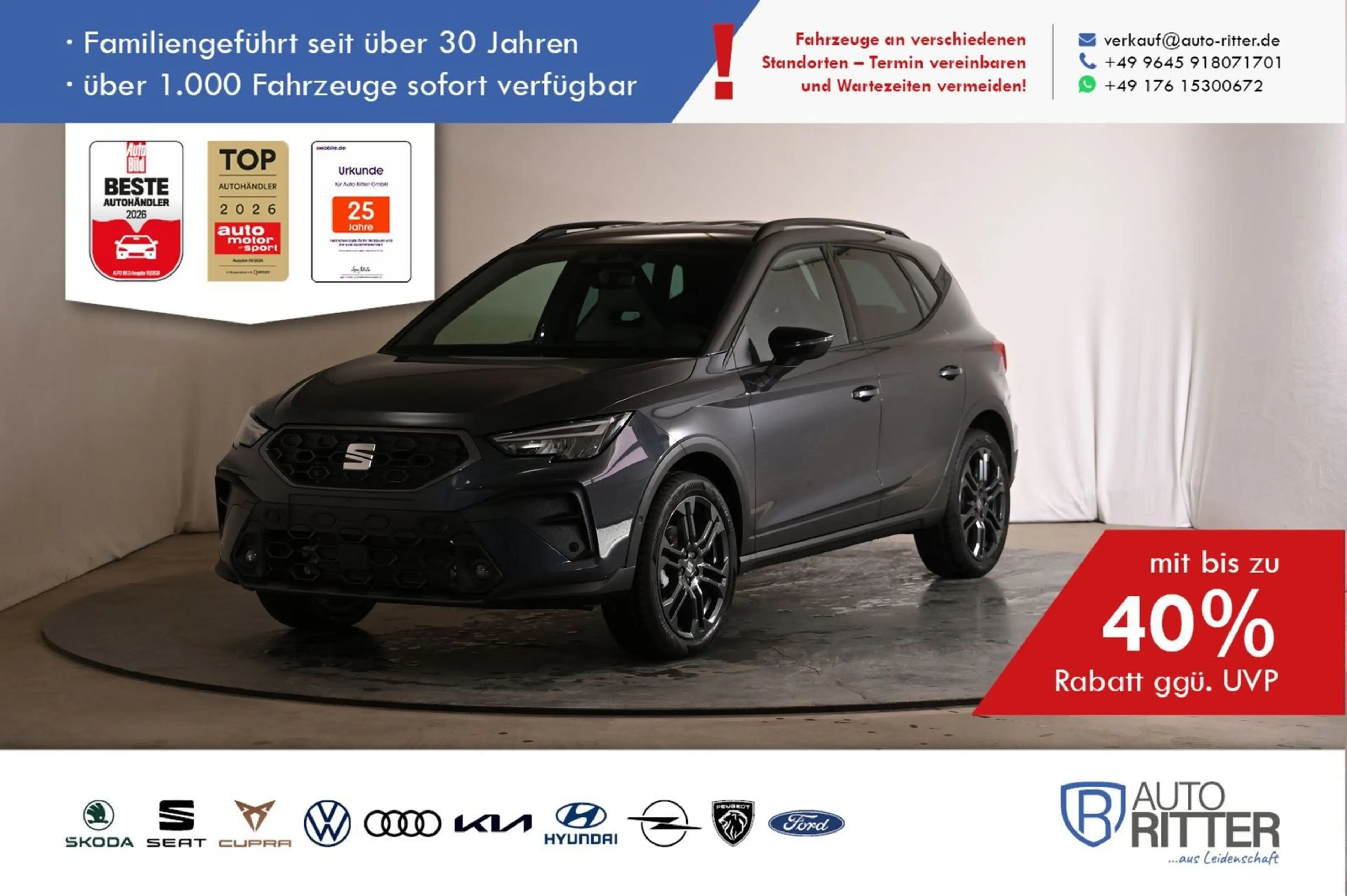 SEAT Arona FR ACC|RFK|LED|Carplay|Klima|PDC|SHZ