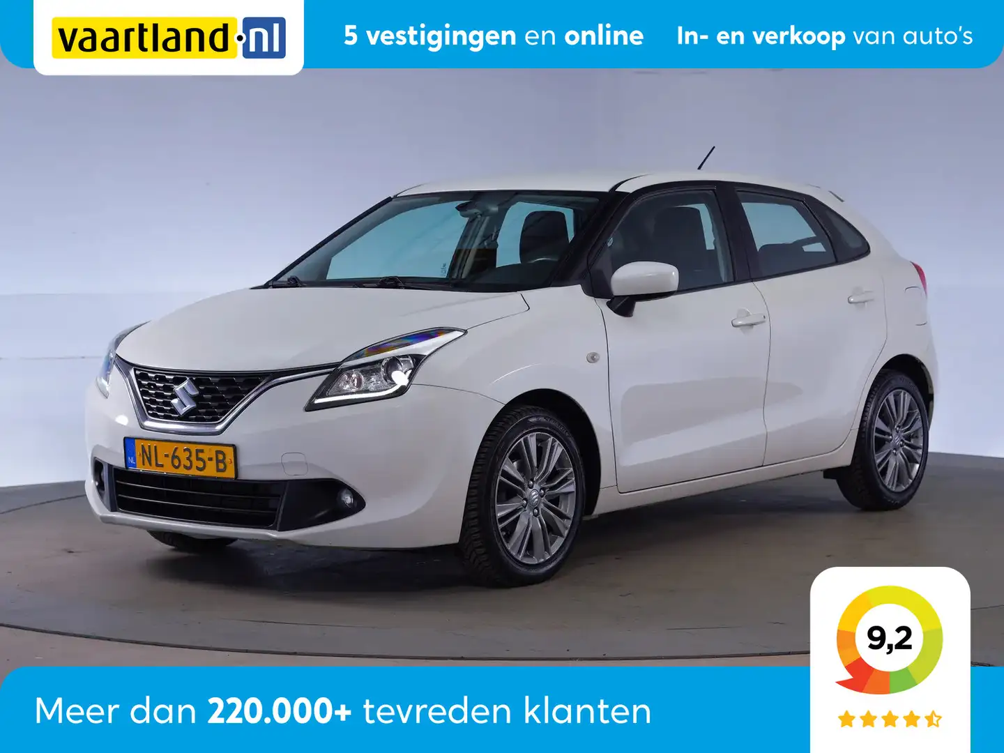Suzuki Baleno 1.2 Exclusive Aut. [ Navi Stoelverwarming Cruise ] Wit - 1