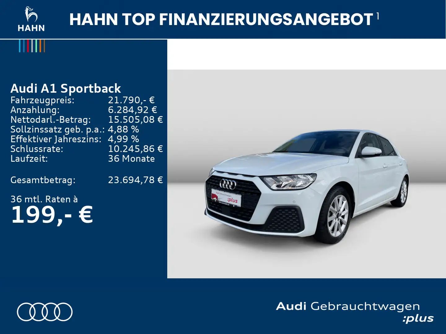 Audi A1 25 TFSI S tronic Virtual Carplay Weiß - 2