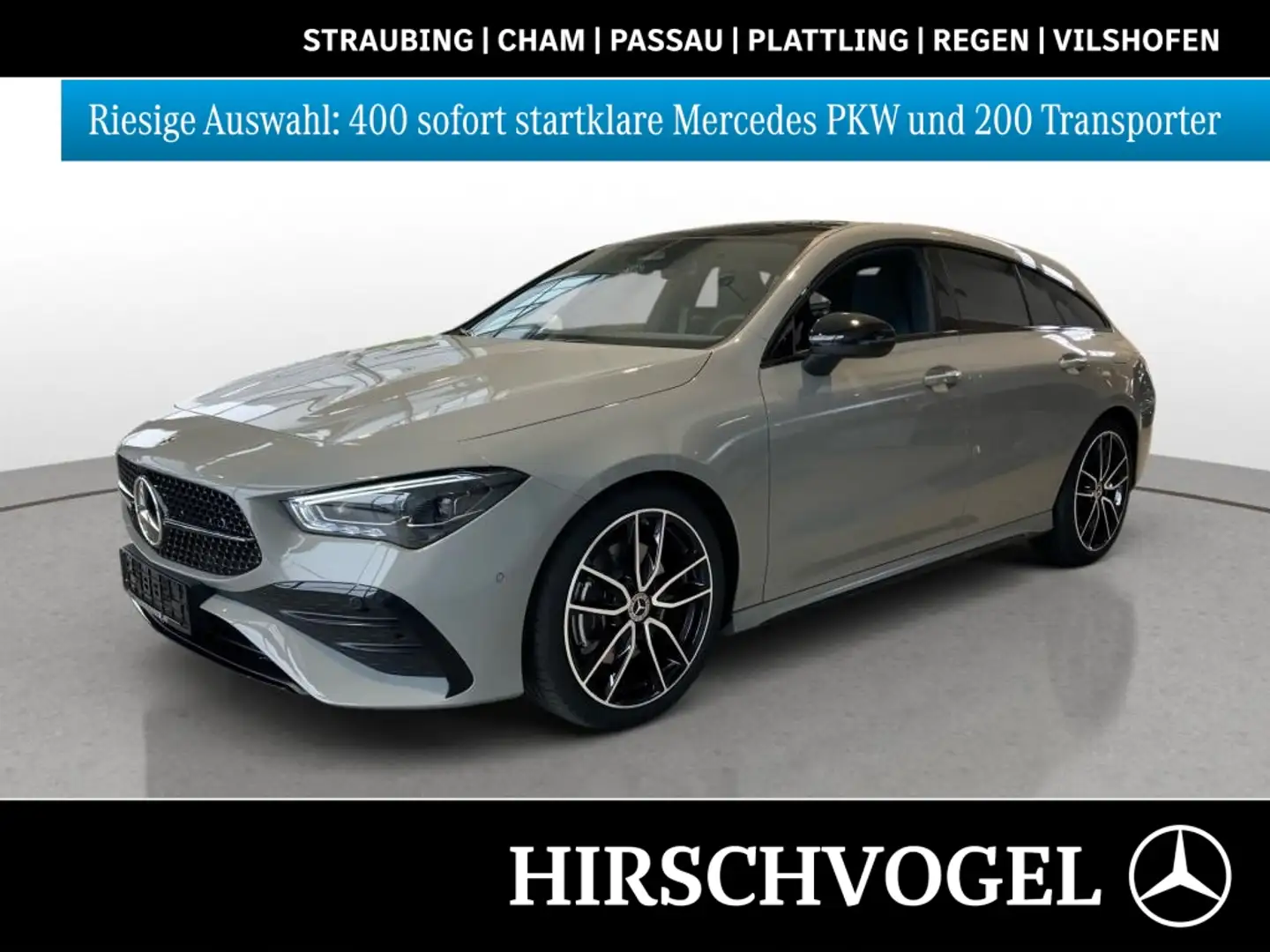 Mercedes-Benz CLA 200 d SB AMG-Line+Night+Pano+DISTRON+MemoryP Grau - 1