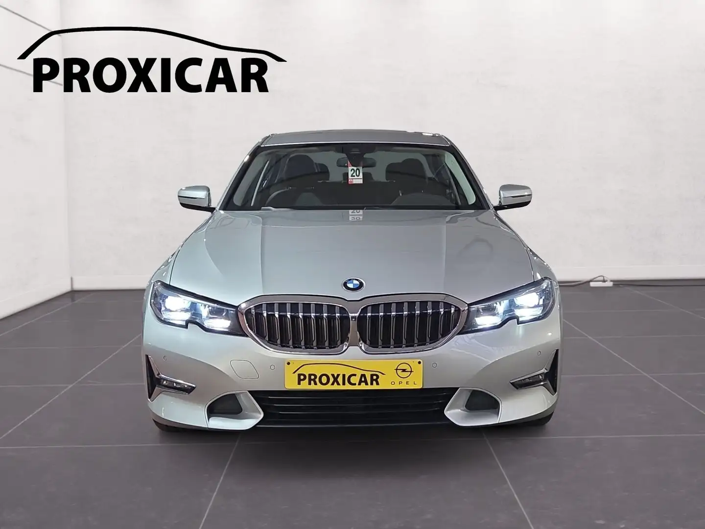 BMW 320 dAS 2L 163CV Interieur Boiserie Camera*Carplay*GPS Argent - 2