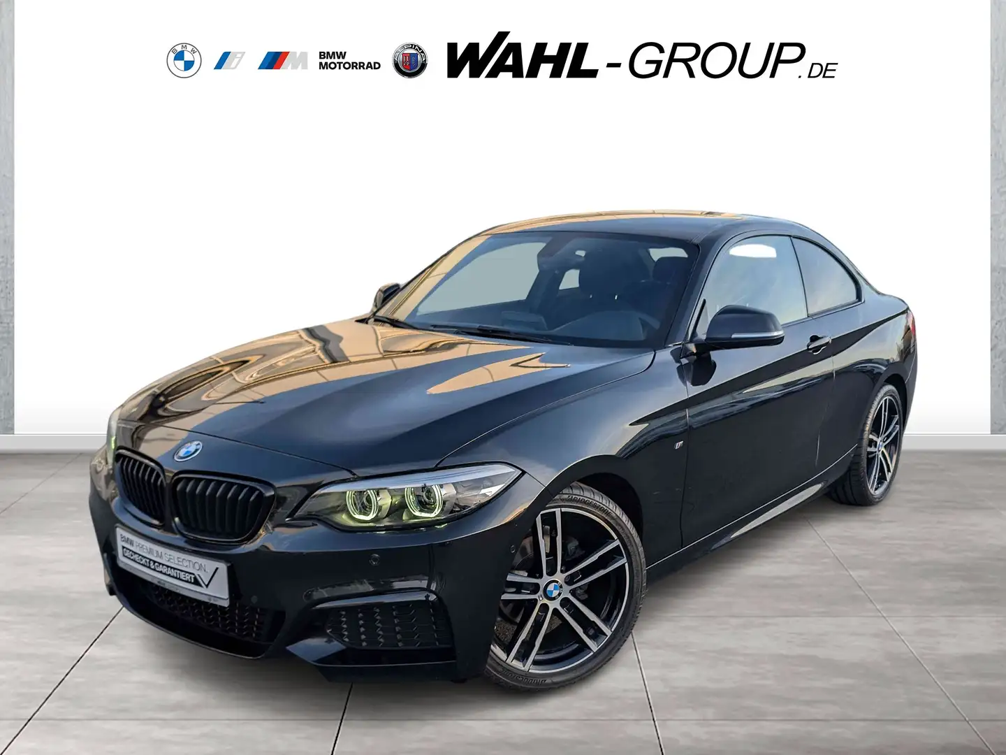 BMW 218 i COUPÉ M SPORT NAVI BUSINESS GRA PDC SHZG DAB WLA Nero - 1