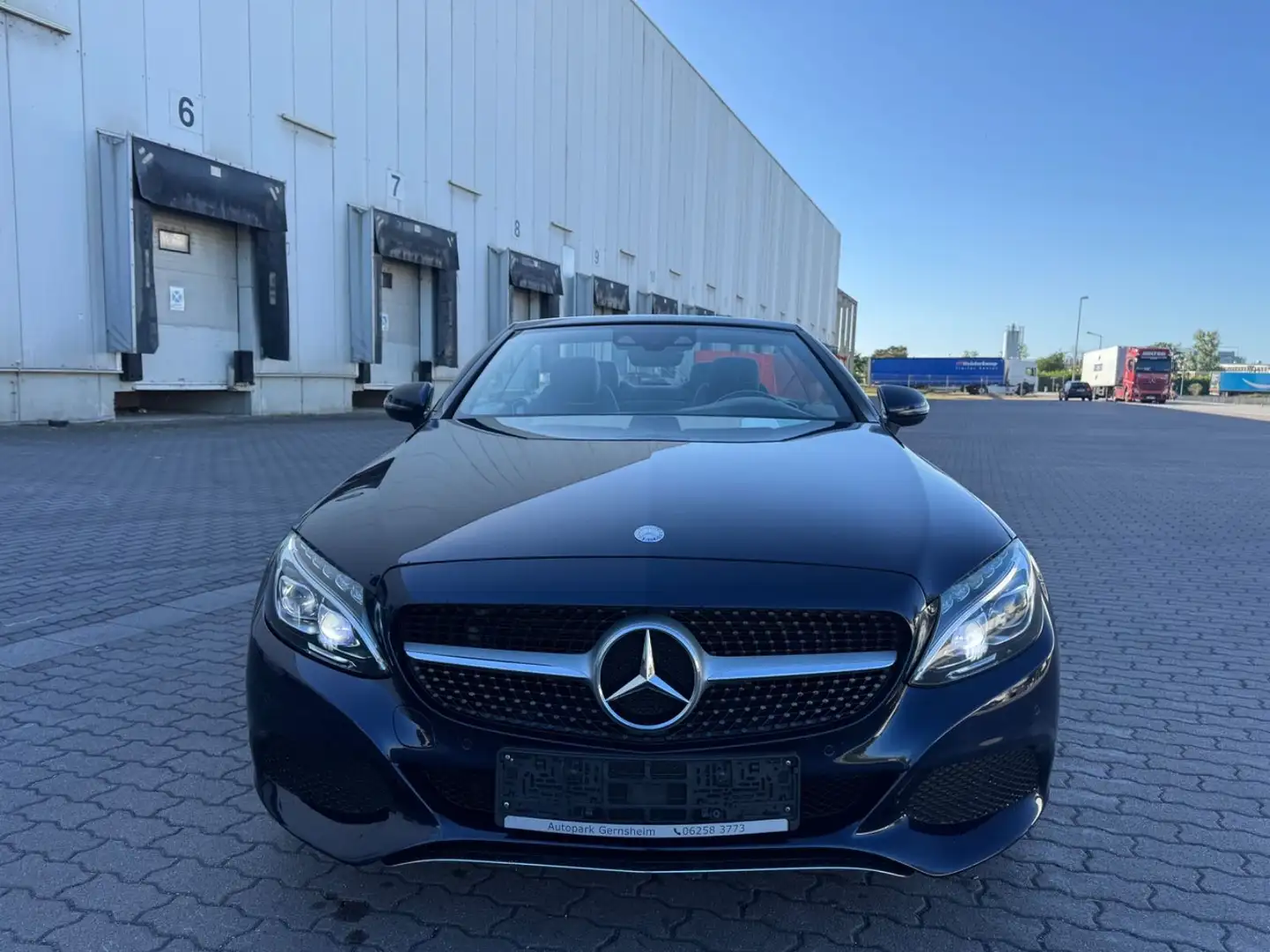 Mercedes-Benz C 220 Cabrio C 220 d Volleder-Head-Up Azul - 2