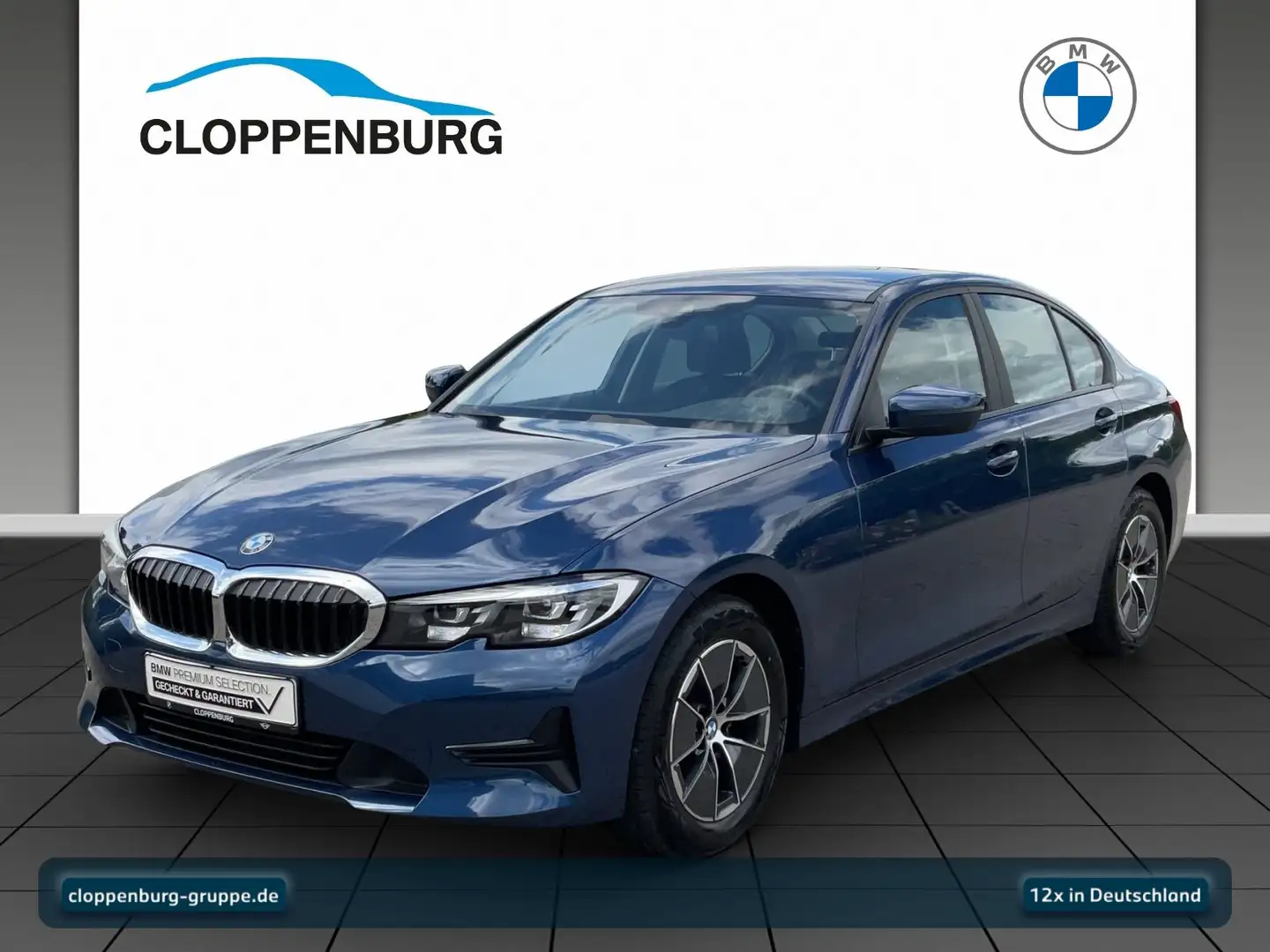 BMW 318 i Advantage Navi+SHZ+HiFi+Spurass.+Klimaaut. Blau - 1